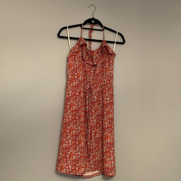 Liberty of London x Target Floral Halter Dress Spring Girly Multi-Color Medium - Picture 10 of 11